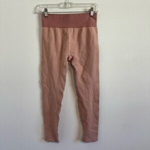 The Upside Women’s Pink Ribbed Leggings Size‎ Medium